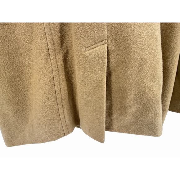 Lands’ End Women’s Wool/Cashmere Peacoat – Camel / Tan – Double Breasted-10 P - Picture 7 of 10